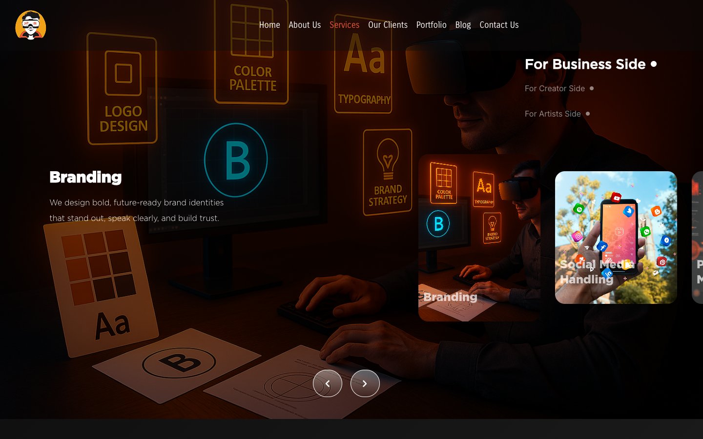 Art Vision Creative Agency Website - 4