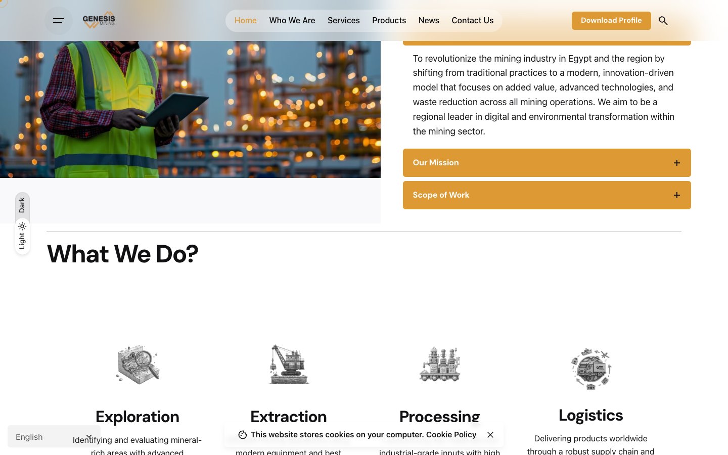 Genesis Mining Company Website - 5